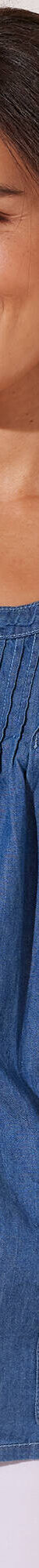 Tunique évasée col rond, denim (jeans) Tunique évasée col rond, denim (jeans)